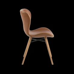 Stoelen|Ygo Stoel PLATS PU retro leather look brandy 691B