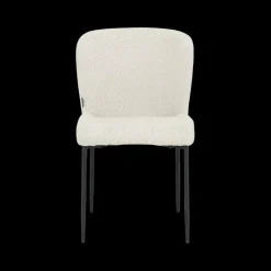 Stoelen|Ygo Stoel SARITA Bouclé Cream
