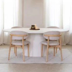 Stoelen|Ygo Stoel SIGNE Ash Wood Natural