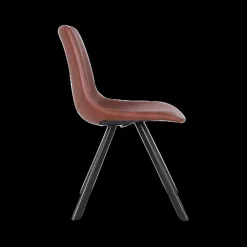 Stoelen|Ygo Stoel TILLY PU Donkerbruin