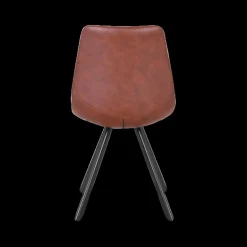 Stoelen|Ygo Stoel TILLY PU Donkerbruin