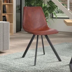 Stoelen|Ygo Stoel TILLY PU Donkerbruin