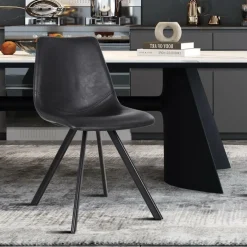 Stoelen|Ygo Stoel TILLY PU Zwart