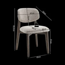 Stoelen|Ygo Stoel TILO Massief Eik Smoked