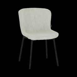 Stoelen|Ygo Stoel ZOEY Beige Ribfluweel