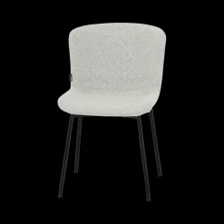 Stoelen|Ygo Stoel ZOEY Bouclé Lichtgrijs