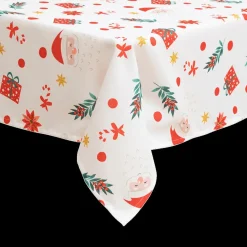 Tafellinnen & -Textiel|Ygo Tafelkleed OEKE 240 Wit/Rood/Groen