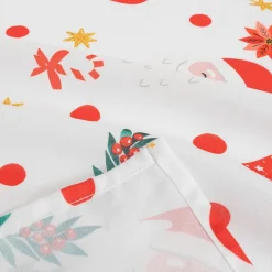 Tafellinnen & -Textiel|Ygo Tafelkleed OEKE 360 Wit/Rood/Groen