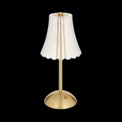 Tafellampen|Ygo Tafellamp ANATHE USB Metaal Goud