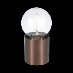 Lampenvoeten|Ygo Tafellamp BABU Ø8 Geborsteld Brons