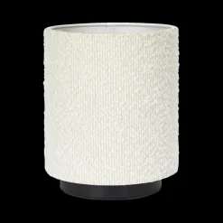 Tafellampen|Ygo Tafellamp BOUCLIZ Laag Zwart/Kap Beige