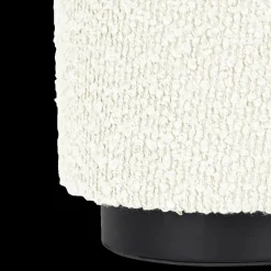 Tafellampen|Ygo Tafellamp BOUCLIZ Laag Zwart/Kap Beige