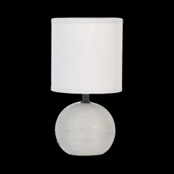 Tafellampen|Ygo Tafellamp BOULE Grijs m/Kap