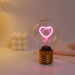 Decoratieve Accessoires|Kinderverlichting|Ygo Tafellamp BULB Hart