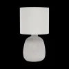 Tafellampen|Ygo Tafellamp CELXIA Ker. Grijs Kap Wit