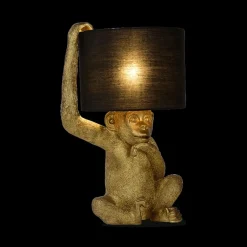 Tafellampen|Ygo Tafellamp CHIMP Goud/Kap Zwart