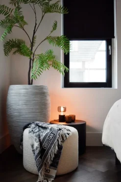 Lampenvoeten|Ygo Tafellamp CILINDER Zwart