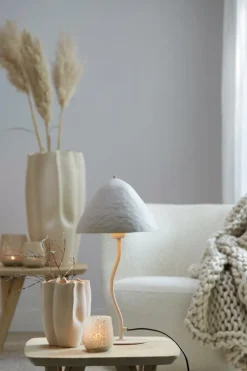 Tafellampen|Ygo Tafellamp ELIMO Mat Crème L