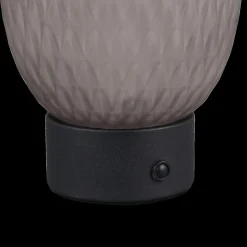 Tafellampen|Ygo Tafellamp FACETTE Glas Grijs