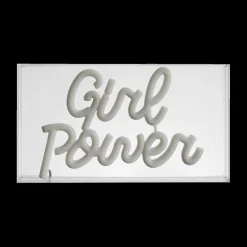 Decoratieve Accessoires|Kinderverlichting|Ygo Tafellamp GIRL POWER LED Roze