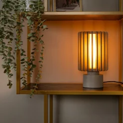 Tafellampen|Ygo Tafellamp LAMBRES Taupe