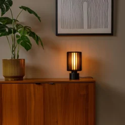 Tafellampen|Ygo Tafellamp LAMBRES Zwart