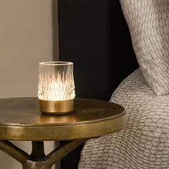 Tafellampen|Ygo Tafellamp LILI Ø8 S/3 Mat Goud