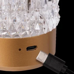 Tafellampen|Ygo Tafellamp LILI Ø8 S/3 Mat Goud