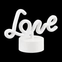 Decoratieve Accessoires|Kinderverlichting|Ygo Tafellamp LOVE LED Rood