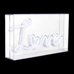 Decoratieve Accessoires|Kinderverlichting|Ygo Tafellamp LOVE Led Roze