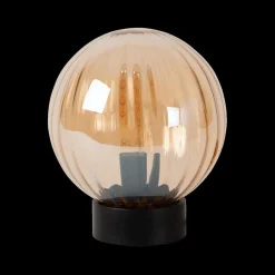 Tafellampen|Ygo Tafellamp MONSARAZ Glas Amber