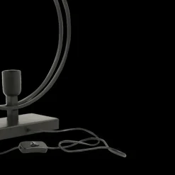 Tafellampen|Ygo Tafellamp RUDRA XL Met. Zwart