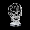 Kinderverlichting|Decoratieve Accessoires|Ygo Tafellamp SKULL Transparant