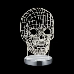 Kinderverlichting|Decoratieve Accessoires|Ygo Tafellamp SKULL Transparant