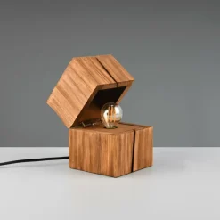 Tafellampen|Ygo Tafellamp TREASURE Hout Naturel