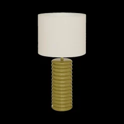 Tafellampen|Ygo Tafellamp VIKUS Keramiek Kaki