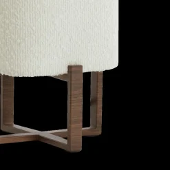 Tafellampen|Ygo Tafellamp WYN Houtprint/Crème