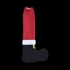 Kerst|Ygo Tafelpootkousen SANTA S/4 Wit/Rood