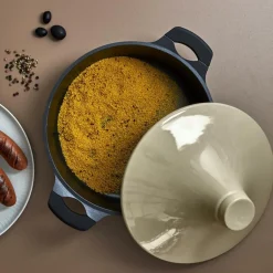 Potten & Pannen|Ygo Tajine COOK Beige Inductie