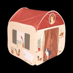 Tapijten | Meubels|Ygo Tent HUIZIE Rood/Beige