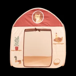 Tapijten | Meubels|Ygo Tent HUIZIE Rood/Beige