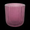 Woondecoratie|Ygo Theelichthouder RIBIS XL Glas Violet