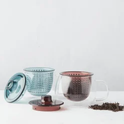Servies|Koffie & Thee|Ygo Theemok BOTOTHE Glas M/Filter Groen