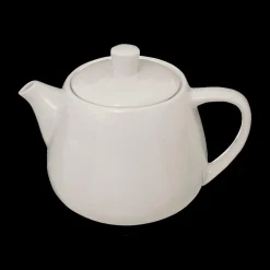 Koffie & Thee|Ygo Theepot NOURA Keramiek Wit 1L