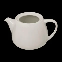 Koffie & Thee|Ygo Theepot NOURA Keramiek Wit 1L