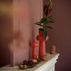 Woondecoratie|Ygo TL-Houder BIANU Mat Koraal