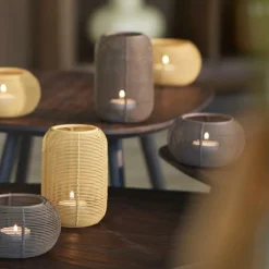 Woondecoratie|Ygo TL-Houder BIANU Mat Oker