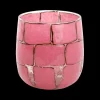 Woondecoratie|Ygo TL-Houder DRONERO L Glas Roze