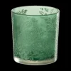 Woondecoratie|Ygo TL-Houder FLOWER Glas Mat Groen S
