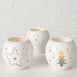 Woondecoratie|Ygo TL-Houder LIMMA Ker. Wit. Ass.